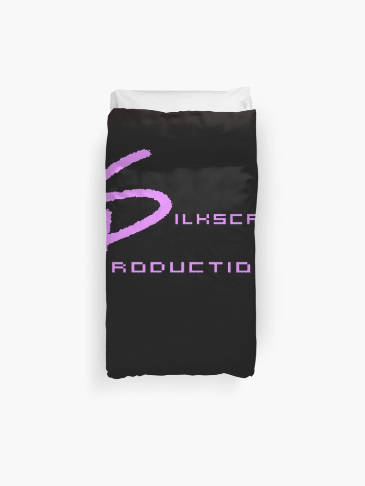 Silkscreen Productions Pink Black Duvet Cover By Silkman