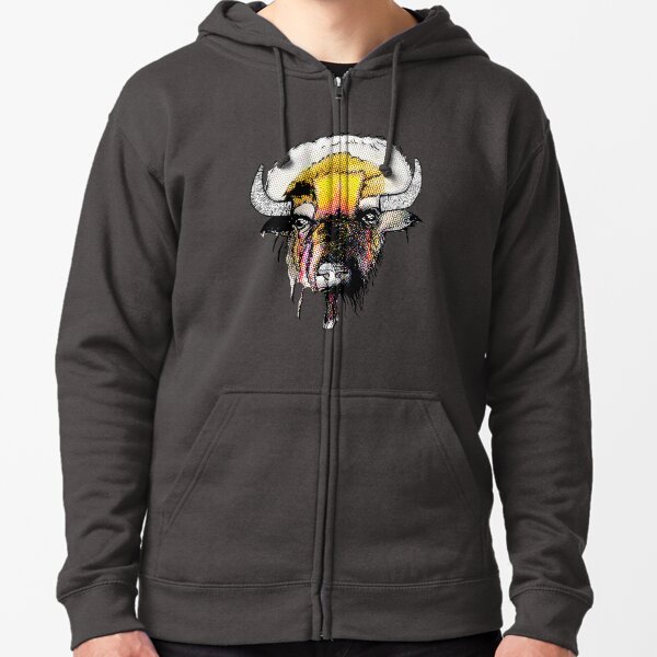 The Bison Zipped Hoodie