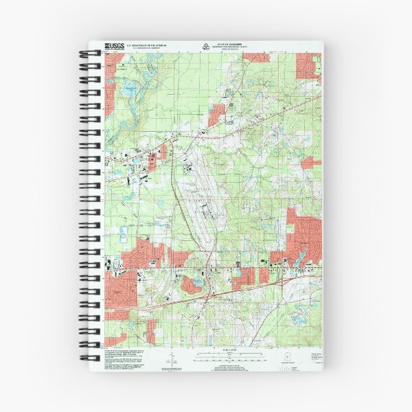 Item preview, USGS TOPO Map Mississippi MS Jackson SE 335880 1998 24000 designed and sold by WetdryvacRBO2.