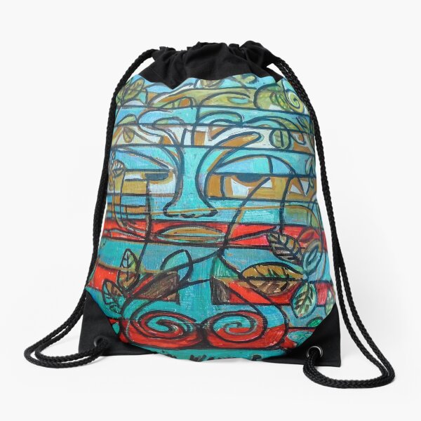Hexagram 37: JiaĢ ReĢn (Family) Drawstring Bag