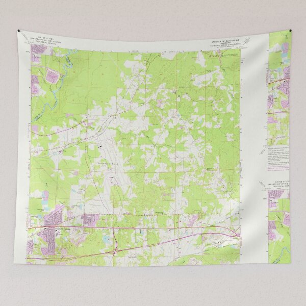 Item preview, USGS TOPO Map Mississippi MS Jackson SE 335882 1963 24000 designed and sold by WetdryvacRBO2.