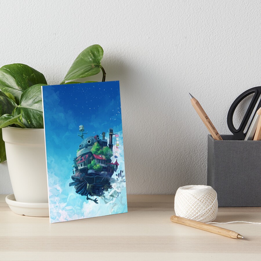 Moving Castle Art Board Print