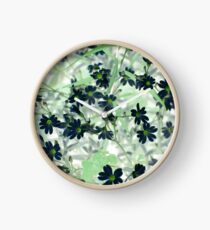 Flower Color Collection Clock