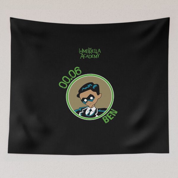 Item preview, UMBRELLA ACADEMY: BEN CARTOON (GREEN) designed and sold by FunGangStore.