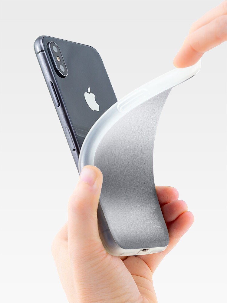 Alternate view of Stainless steel, metal, texture, #Stainless, #steel, #metal, #texture, #StainlessSteel iPhone Case