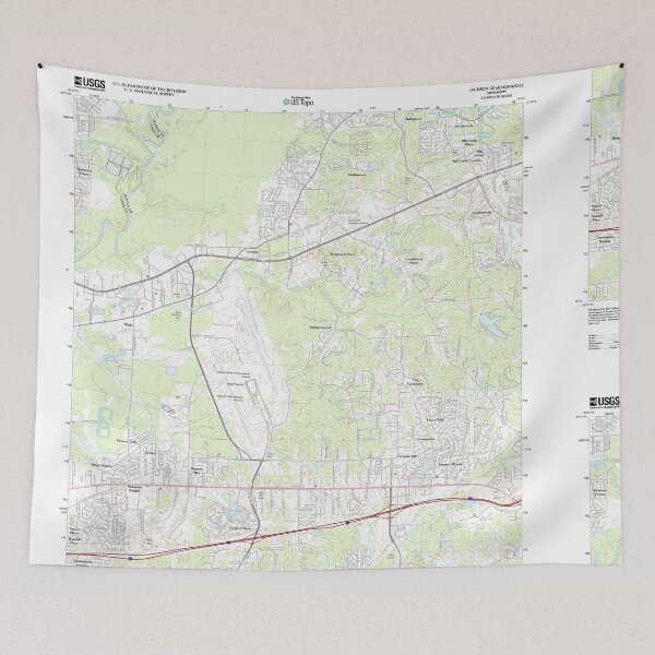 Item preview, USGS TOPO Map Mississippi MS Jackson SE 20120508 TM designed and sold by WetdryvacRBO2.