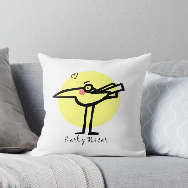 Item preview, Early Riser Cute Bird  designed and sold by Oirabot.