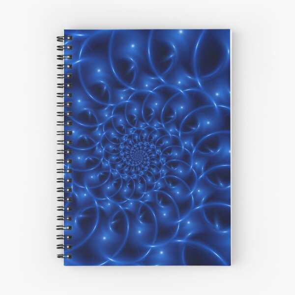 Item preview, Blue Spiral Fractal designed and sold by Kitty Bitty.