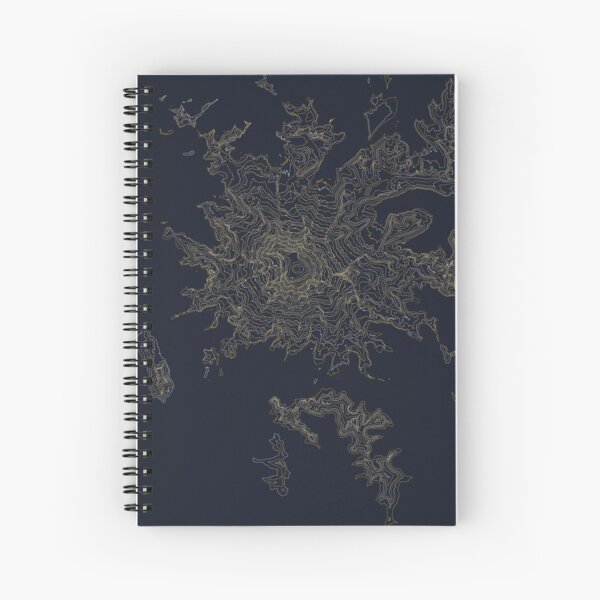 Aperçu de l'œuvre Mt. Rainier, Washington carte de contour topographique créée et vendue par heatherhartman.