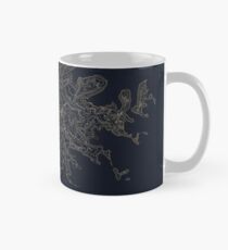 Mt. Rainier, Washington Topographic Contour Map Classic Mug