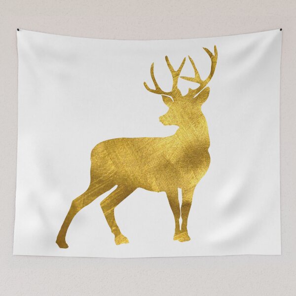 Item preview, Deer Faux Gold  designed and sold by mystylerepublic.