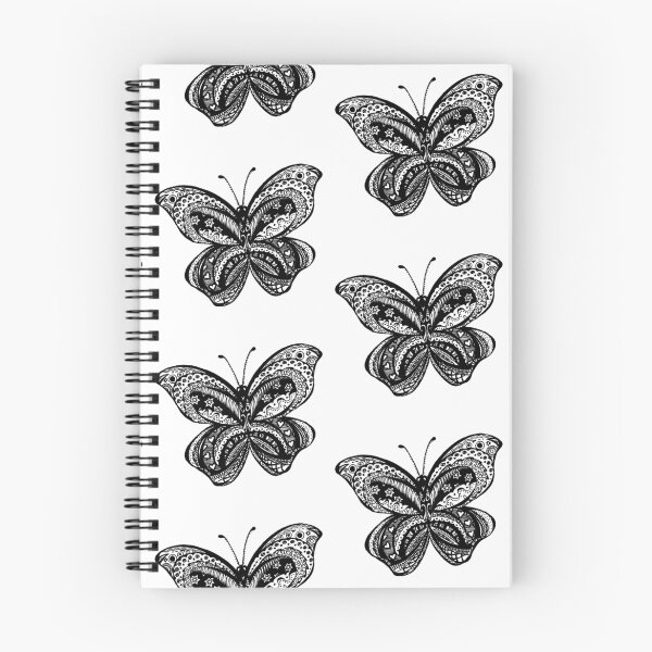 Item preview, Butterfly Aussie Tangle Black & White  designed and sold by Heatherian.