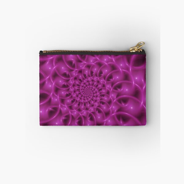 Item preview, Glossy Bubblegum Pink Spiral Fractal designed and sold by Kitty Bitty.