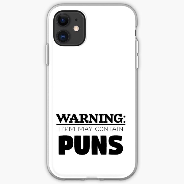 May Contain Puns iPhone Soft Case