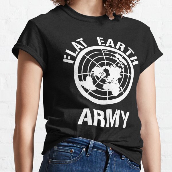 Flat earth t top shirt supreme