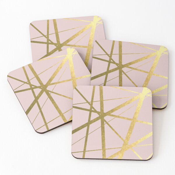 Item preview, Blush Pink and Gold Geometric Luxe designed and sold by UrbanEpiphany.