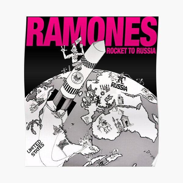 Ramones - Rocket To Russia Poster