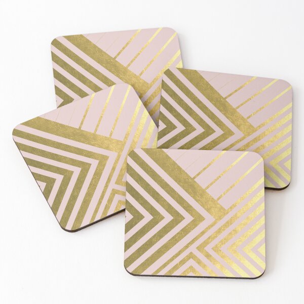 Item preview, Blush Pink and Gold Geometric Luxe designed and sold by UrbanEpiphany.