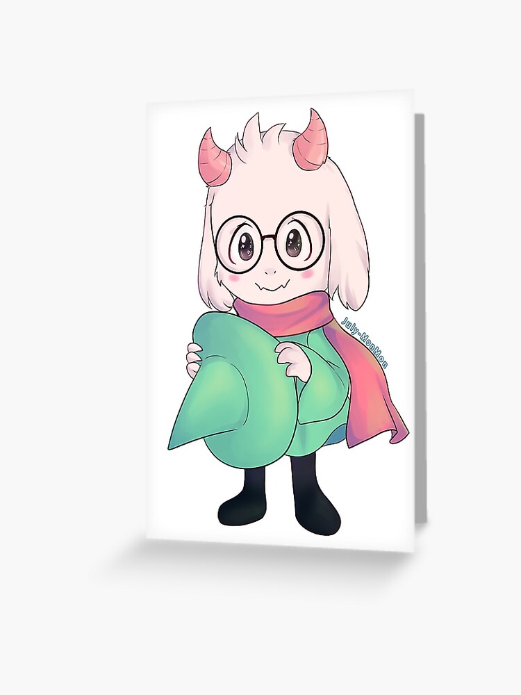 Cute Ralsei - Deltarune Chapter 2 Greeting Card for Sale by agentcake