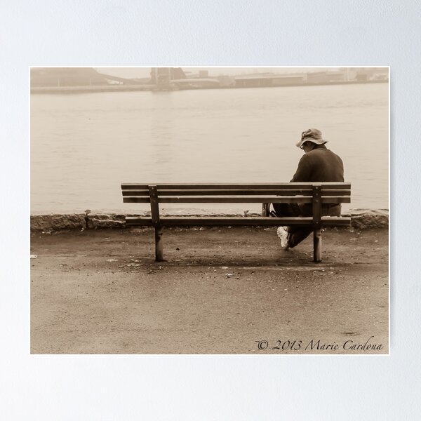Item preview, Man On Bench, Making Room  designed and sold by Marie  Cardona.