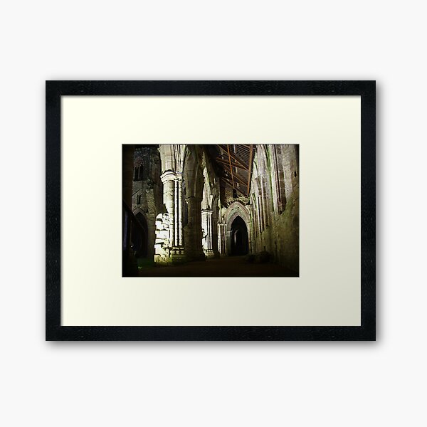 A Night at Tintern Abbey ~ Wye Valley, Monmouthshire 2009 Framed Art Print