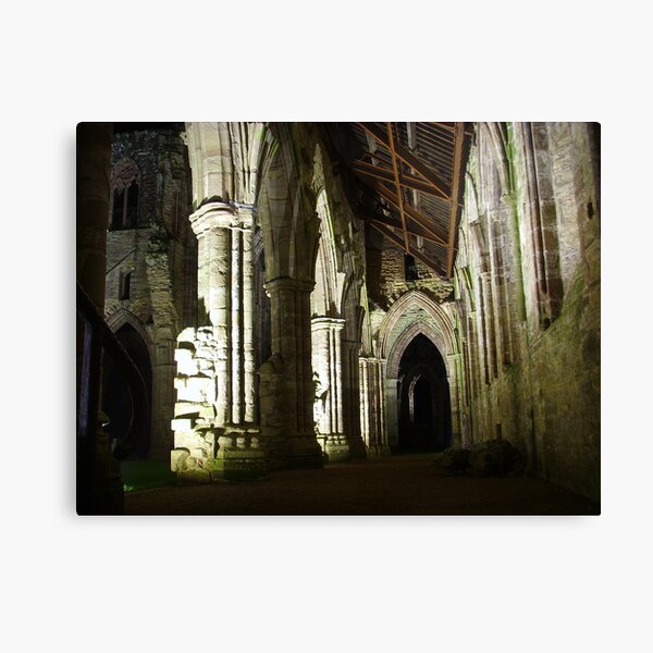 A Night at Tintern Abbey ~ Wye Valley, Monmouthshire 2009 Canvas Print