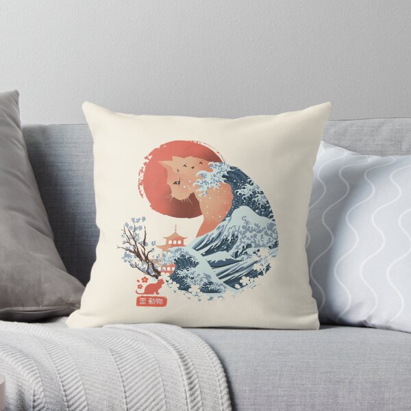 Spirit Animal Cat Throw Pillow