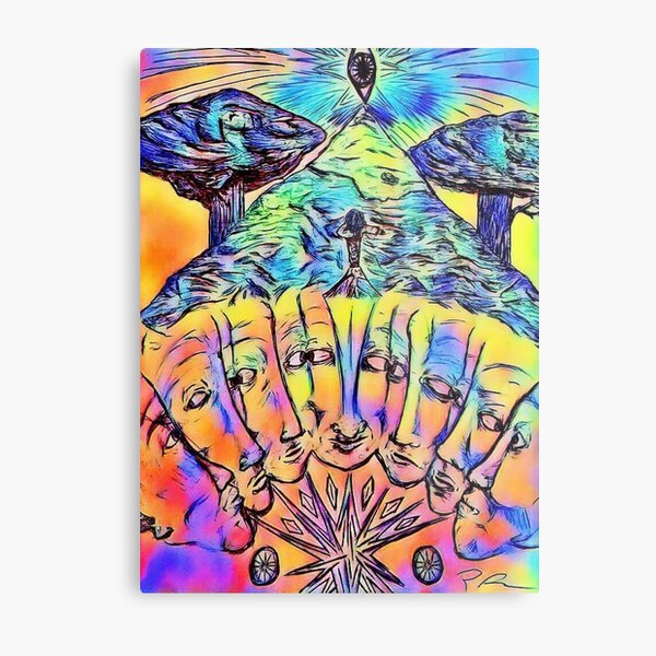 Council of the Stars Metal Print