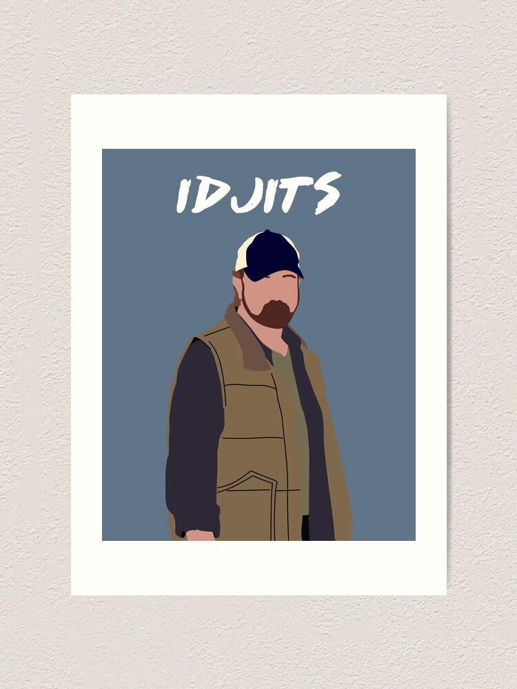 Lamina Artistica Sobrenatural Bobby Singer Idjits De Outlineart Redbubble