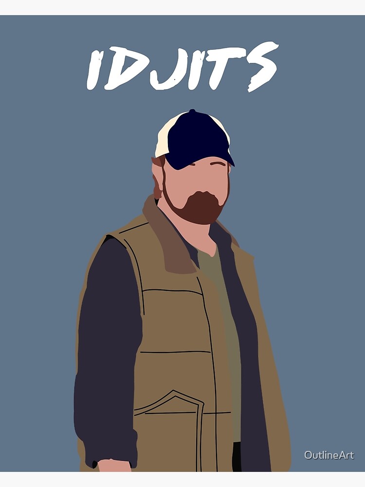 Tarjetas De Felicitacion Sobrenatural Bobby Singer Idjits De Outlineart Redbubble