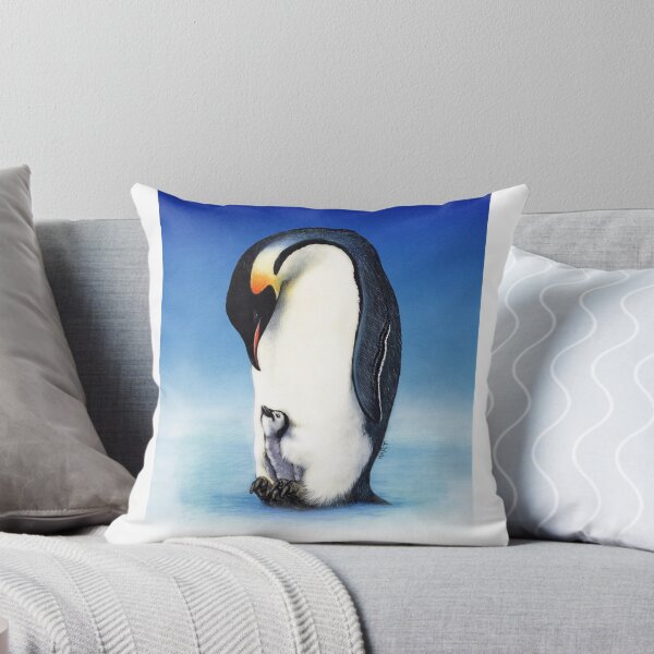 Item preview, Emperor penguin with chick designed and sold by Trish Hart.