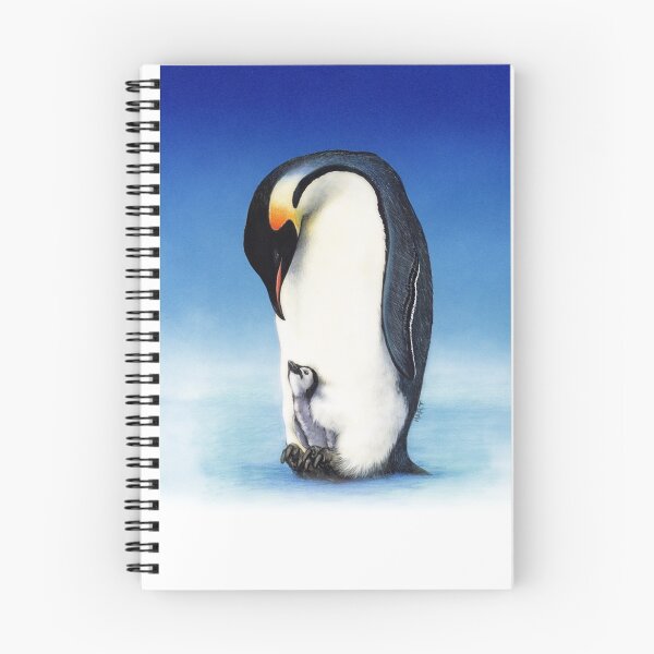 Item preview, Emperor penguin with chick designed and sold by Trish Hart.