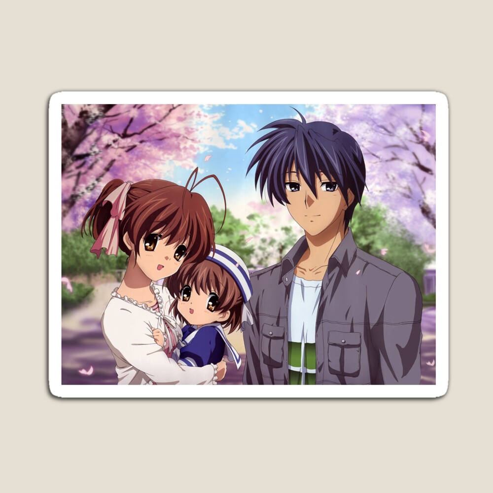 Anime Clannad Nagisa Furukawa Ushio Okazaki Tomoya Okazaki Custom Mat