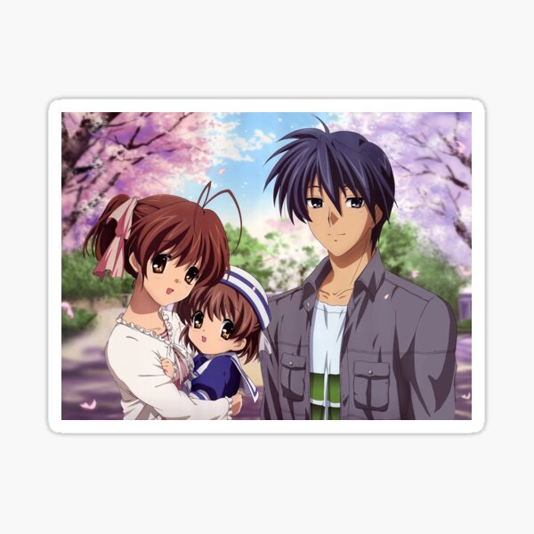 Okazaki Tomoya Clannad After Story Sticker for Sale by Spacefoxart