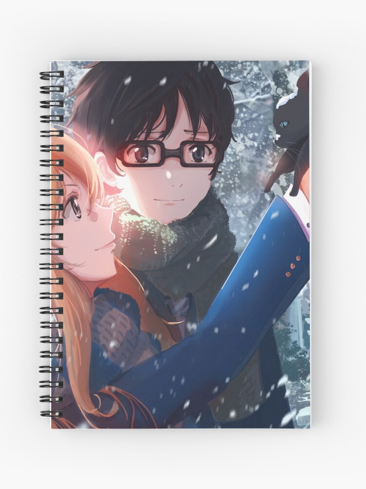 Shigatsu Wa Kimi No Uso Spiral Notebooks for Sale