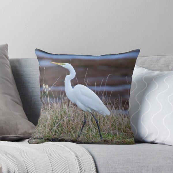 Item preview, WADER ~ Great Egret YLDCNHYP by David Irwin ~ WO designed and sold by tasmanianartist.