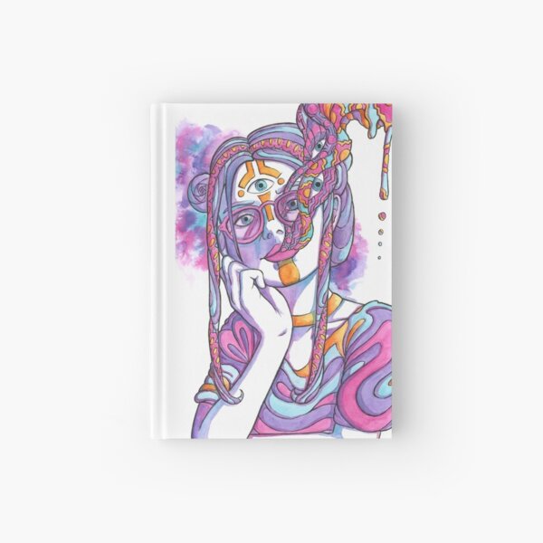 Daydreamer - Psychedelic Watercolor Painting Hardcover Journal