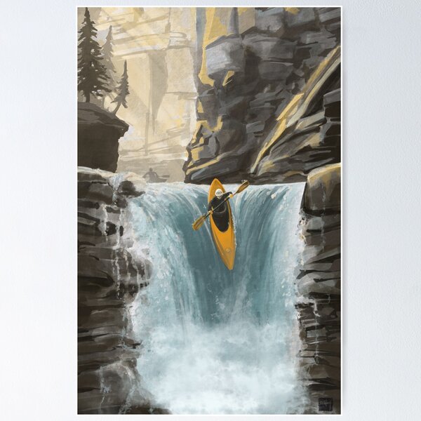 Item preview, White water kayaker designed and sold by SFDesignstudio.