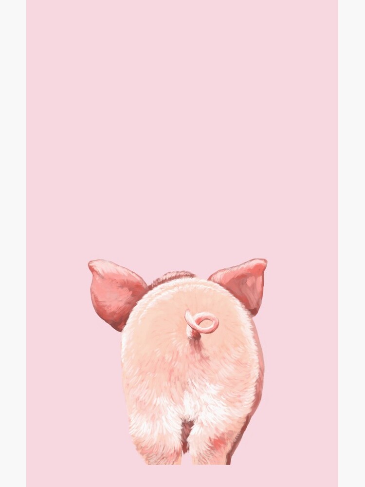 Pig Butt in Pink by bignosework