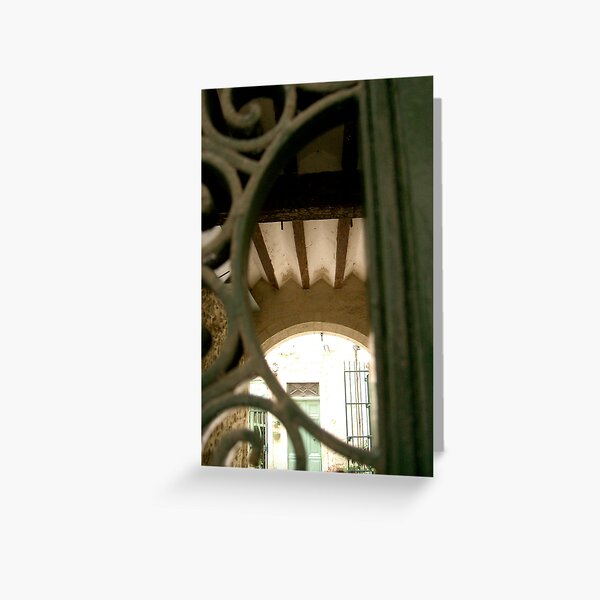 Always wanting what's on the other side... Greeting Card