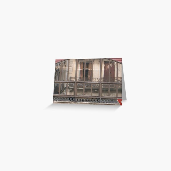 A building's memory Greeting Card