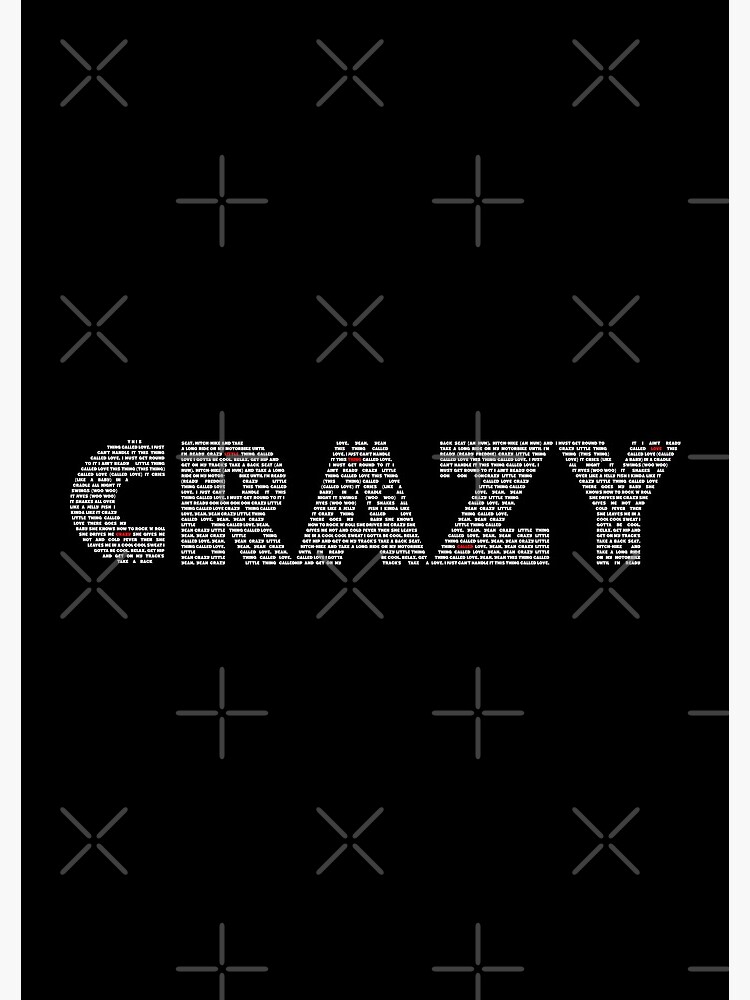 Queen Crazy Little Thing Called Love Text
