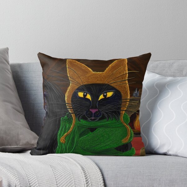 Item preview, One Satisfied Yule Cat designed and sold by AnsateJones.