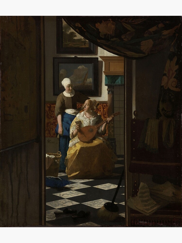 Johannes Vermeer. The Love Letter, 1669-70. | Poster