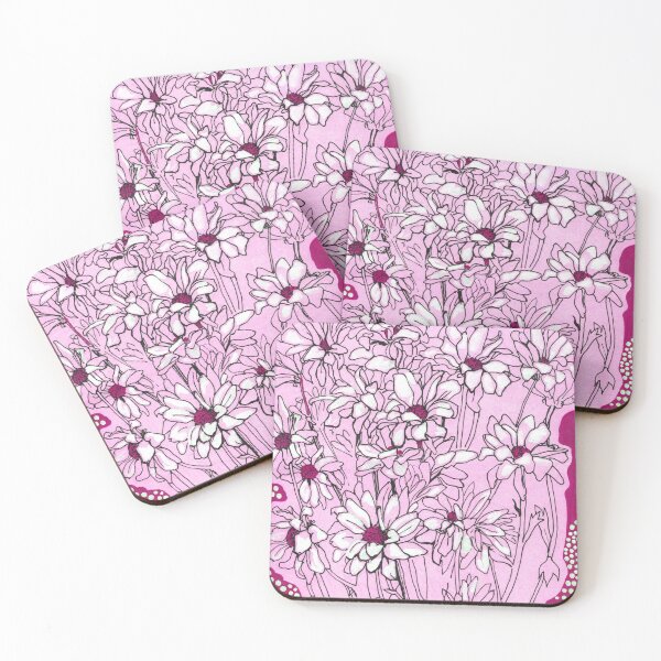 Item preview, Daisy Chrysanthemum, Garden Flowers, Floral Art, Pink Magenta designed and sold by Julia Khoroshikh.
