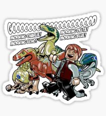 Jurassic World - Good Morning Raptors Sticker
