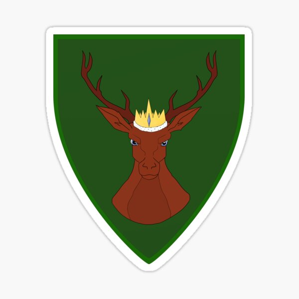 Crowned Stag - 1st Fleet Logo Sticker