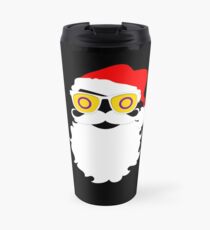 Santa Claus Intersex Pride Flag Sunglasses Travel Mug