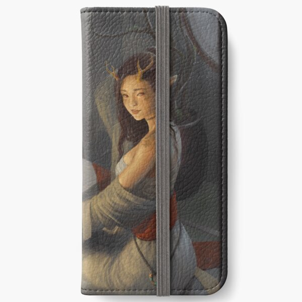 Chiharu in the moonlight iPhone Wallet