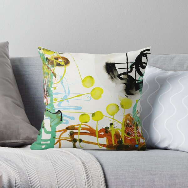 In the countryside Throw Pillow